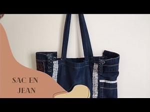 Réaliser un sac en jean à partir d'un vieux pantalon