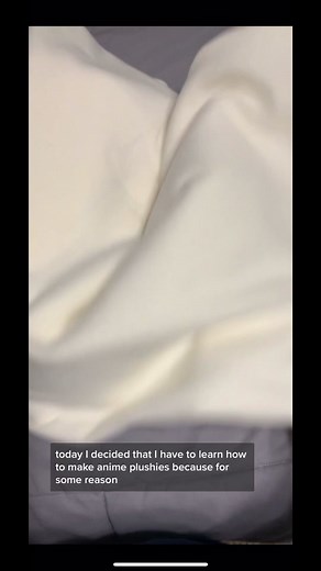 attempt #1 at learning how to make anime plushies bc I can’t find any I like 🥲