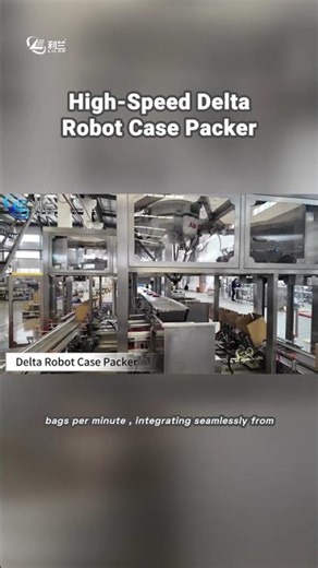 Automate Doypack Packing Error-Free with High-Speed Delta Robot Case Packer