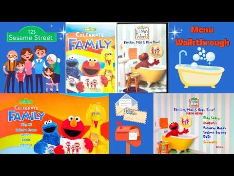 Sesame Street Families Double Feature DVD Menu Walkthrough.