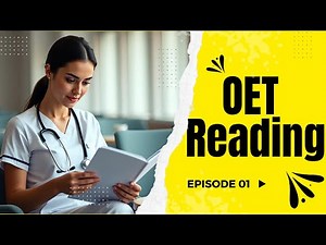 OET Reading Practice Test 01 Best material All profession