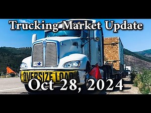 Daily Trucking Market Update using DAT Load Board 10.28.24