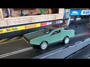 The Worlds first foamboard slot car build #slotcars #scalextric