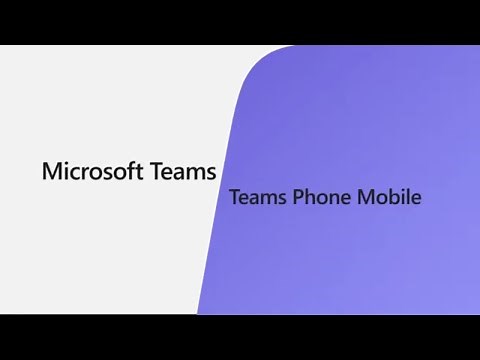 Intro to Teams Phone Mobile