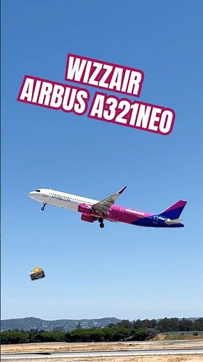 ✈️🇭🇺WIZZAIR AIRBUS A321NEO TAKEOFF /📍Faro International Airport #aviation