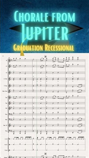 Chorale from Jupiter - Graduation Recessional #graduation