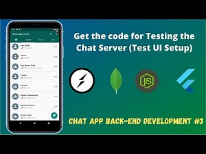 NodeJs - Get the code for Testing the Chat Server (Test UI Setup) || Git & GitHub || #3
