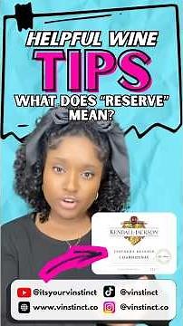 🍷What Does "Reserve" REALLY Mean on a Wine Label? 🏷️