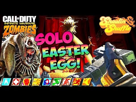 SHAOLIN SHUFFLE FULL SOLO EASTER EGG GUIDE! INFINITE WARFARE ZOMBIES TUTORIAL Shaolin Shuffle Guide