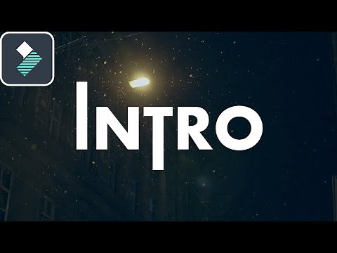 EASY Cinematic TITLE ANIMATION in Filmora X Tutorial 2021