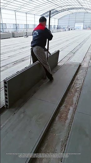 How Workers Move Concrete Panels Easily