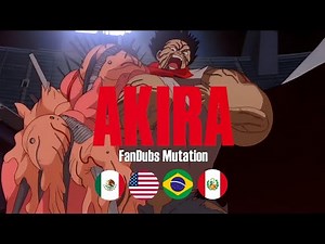 Akira (1988) All 4 Fandubs of Tetsuo's Mutation | 2021-2025