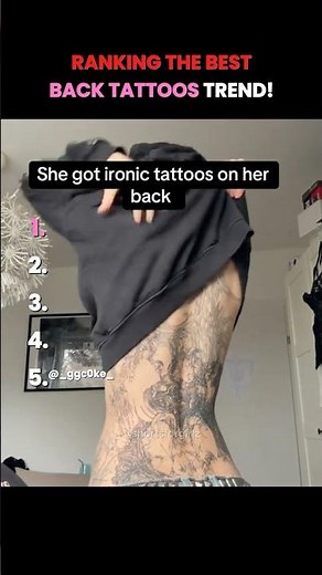 RANKING THE BEST BACK TATTOOS TREND!