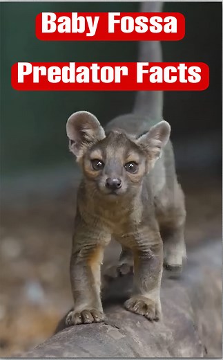 Baby Fossa Predator Facts♥ #WildlifeFacts #MadagascarAnimals #PredatorPower #fblifestyle | Mo Badawi