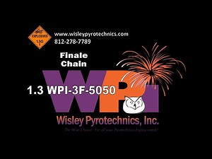 Wisley Pyrotechnics Inc. - WPI-3F-5050 - 3" Finale Chain Firework