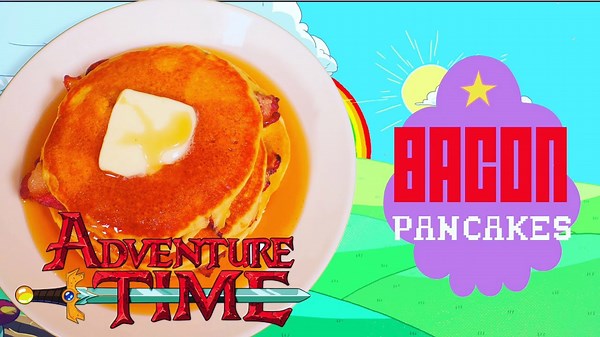 How to make bacon pancakes from Adventure Time