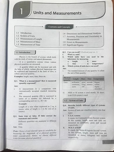 Class 11th physics chapter 1 | TOPIC wise question and answers | #scienceguide #chapter1 #physics