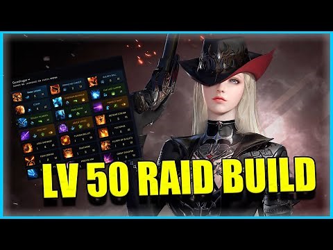 LOSTARK Gunslinger BUILD GUIDE! LV50 BEGINNER gunslinger raid Guide [lost ark]