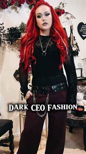 Dark CEO Outfit | Gothic & Alternative Fashion Look (Persephone Vibes) #goth #fashion