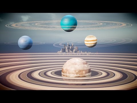 Planet Rings Size Comparison | Planet Ring Size in a City 3D