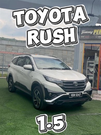 TOYOTA RUSH 1.5 VVTi (A) FACELIFT / PUSH START / LEATHER SEATS / 360 CAMERA / LED HEADLAMP AND MORE ... ♦ CATEGORIES : CKD / PEMASANGAN TEMPATAN ♦ GRADE : IMMACULATE PERFECT CONDITION ♦ INSPECTION : NO ACCIDENT / NO FLOOD / NO TOTAL LOSS ♦ CHECK : INS CO & BOTTOM CHASSIS FRAME VERIFIED ♦ MILEAGE : 85K KM ( LOW MILES ) ♦ MFG : 2019 ♦ SELLING PRICE : RM 4️⃣8️⃣,5️⃣0️⃣0️⃣ ♦ PROVIDE 1 - 5 YEARS / UNLIMITED MILEAGE WARRANTY COMES COMPLIMENTARY WITH EVERY CAR PURCHASE ( PROMOTION NOW & GRAB IT BEFORE I
