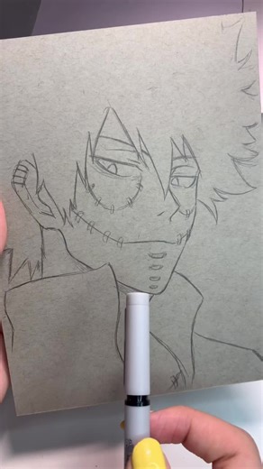 Dabi Skin Tutorial: Anime Art Fanart