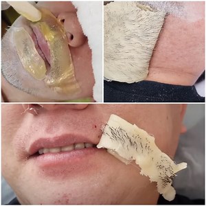 1.1M views · 256 reactions | Waxing beard and mustache to the root  | Make-Up & Hair Tutorials | Facebook