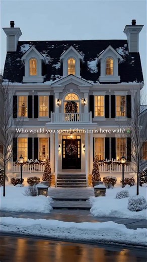 AI Timeless Trends on Instagram: "Luxury Christmas Mansion Tour 🎄✨ | Cozy Red & White Holiday Home ⸻ Step inside a luxury Christmas mansion filled with warm red & white holiday décor, glowing lights, and cozy festive rooms. Every space is designed in a clean, bright, realistic suburban style — no windows, no fantasy — just pure Christmas comfort: ❤️ Red sofas 🎄 Frosted trees in every room 🕯️ Candles & garlands everywhere ✨ Cream curtains, warm lights, perfect holiday aesthetic From the entran