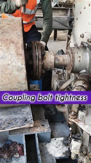 coupling bolt tightness# short video,