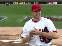 Bonds' first World Series homer