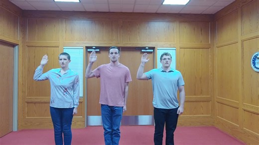 Des Moines MEPS Oath of Enlistment, 1130 21 November 2025 | Des Moines MEPS, 1st Battalion, US Military Entrance Processing Command