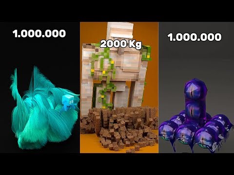 The Most Satisfying Minecraft Video You’ll Watch Today 😲 (Blender Physics)