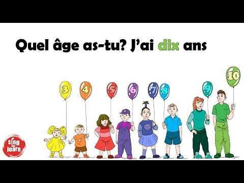Quel âge as-tu chanson pour les enfants | How old are you song in French
