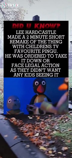 The Thing In Claymation #Pingu #TheThing #LeeHardcastle #horroranimation #fyp