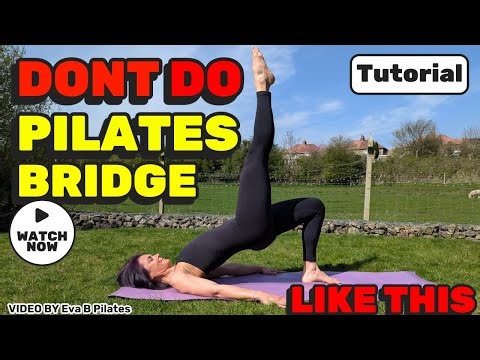 Pilates Bridge Pose Tutorial | Strengthen Glutes, Core & Spine