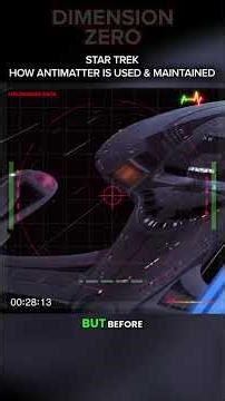 How Star Trek Stores Antimatter Without Exploding