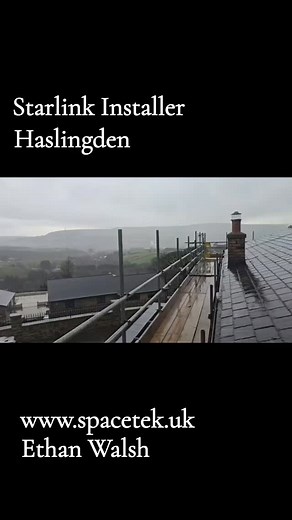 Starlink installation at #Haslingden near Rawtenstall www.spacetek.uk Engineer Ethan Walsh #Haslingden #StarlinkInstallation #StarlinkInstaller #Starlink ✅ Welcome to Spacetek – the North West’s No.1 Installation Team Starlink Installation by Ethan Walsh 📍 Location: Haslingden, Blackburn 🛰️ System: Starlink fitted on a galvanised bracket, alloy pole, and pole–pipe adaptor 📌 Key Features Wind-resistant, secure mounting Professional, clean installation Optimised placement for best signal perfor