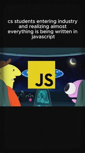 2AM Study Club on Instagram: "CS students: years of DSA, OS, CN… Industry: “So anyway, here’s JavaScript.” 😭💻 #csstudents #csstudent #csstudentlife #fypage #explorepage"