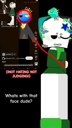 the face looks like...