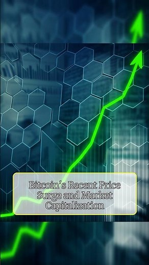 Bitcoin's Recent Price Surge and Market Capitalization | #shorts