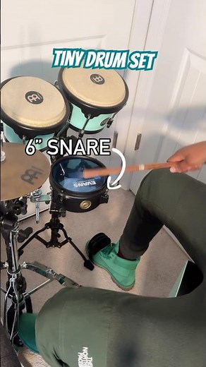 Tiny 6” TAMA Snare | Mini Drum Set | Meinl Percussion | Polyrhythm
