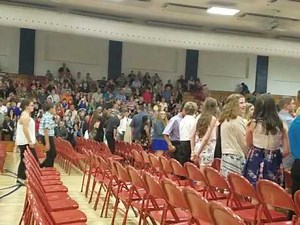 Gabby's 8th grade ceremony