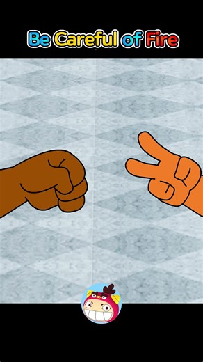 Be careful of fire 1 #safetyman #fire #forkids #redmon