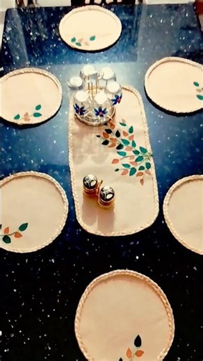 DIY table runner making out ofjute#diy#jutecrafts#shortfeed#shortvideo#tablerunner#tablemats#decor