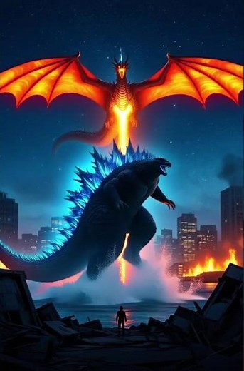 Godzilla vs Dragon Epic Battle | Monster