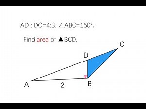 Find area of triangle BCD.