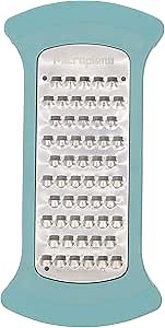Microplane Mixing Bowl Grater - Extra Coarse Grater for Cauliflower Rice - Purist Blue