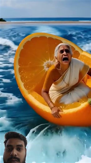 Old grandmother ride a boat #superman #cartoon #animahal #funny #cute #comedy #cartoon