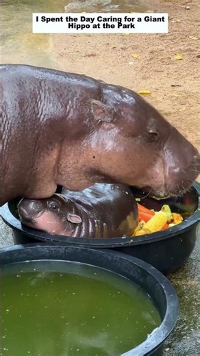 Have you ever seen these hippos before?