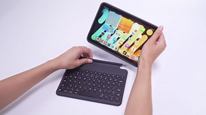 for iPad mini 6/7 (A17 Pro) 8.3" Detachable Magnetic Keyboard Case Full Protection, Scratch-Resistant Leather, 156° Stand, 7 Backlits & Rechargeable Pencil Holder & 11 Shortcuts (White)